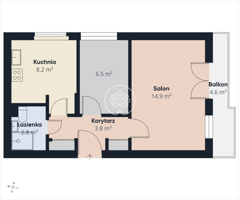 Dwa pokoje 38m2 - zdjęcie 10