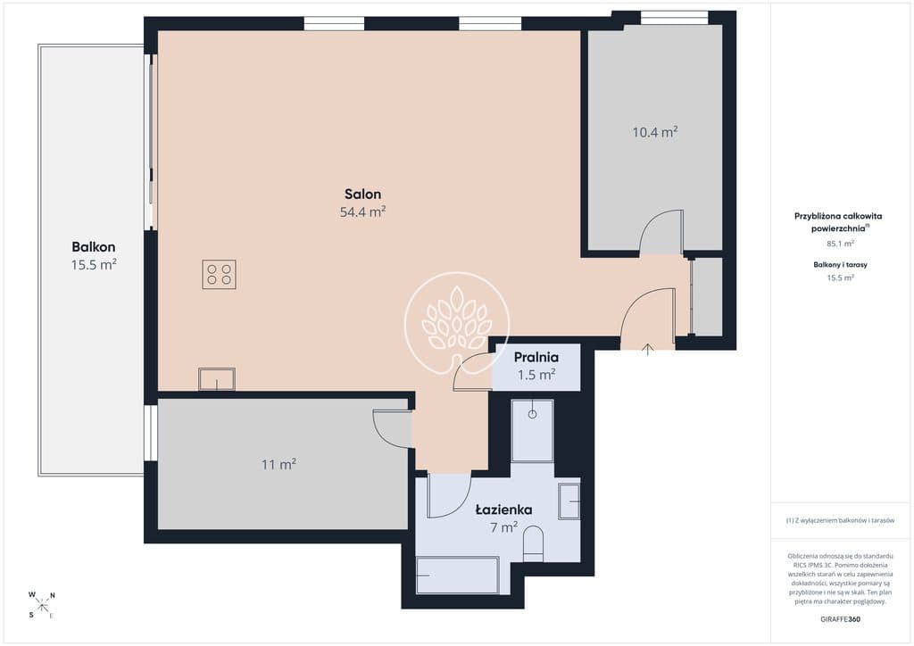 Wyjątkowy apartament z tarasem - zdjęcie 17