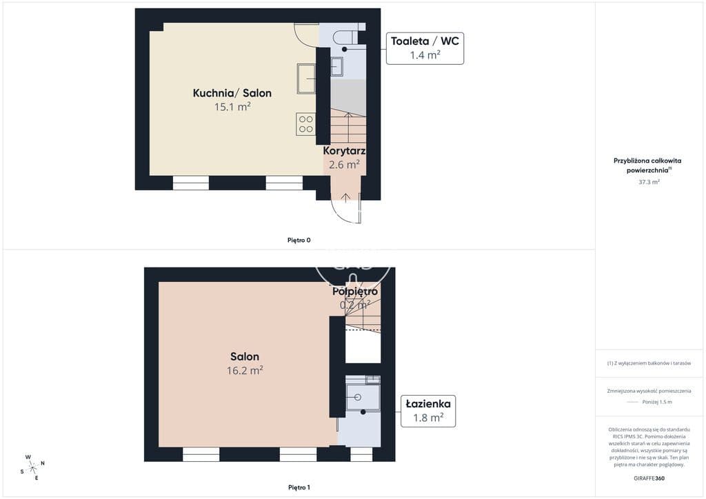 2 pokojowe mieszkanie w centrum - zdjęcie 12