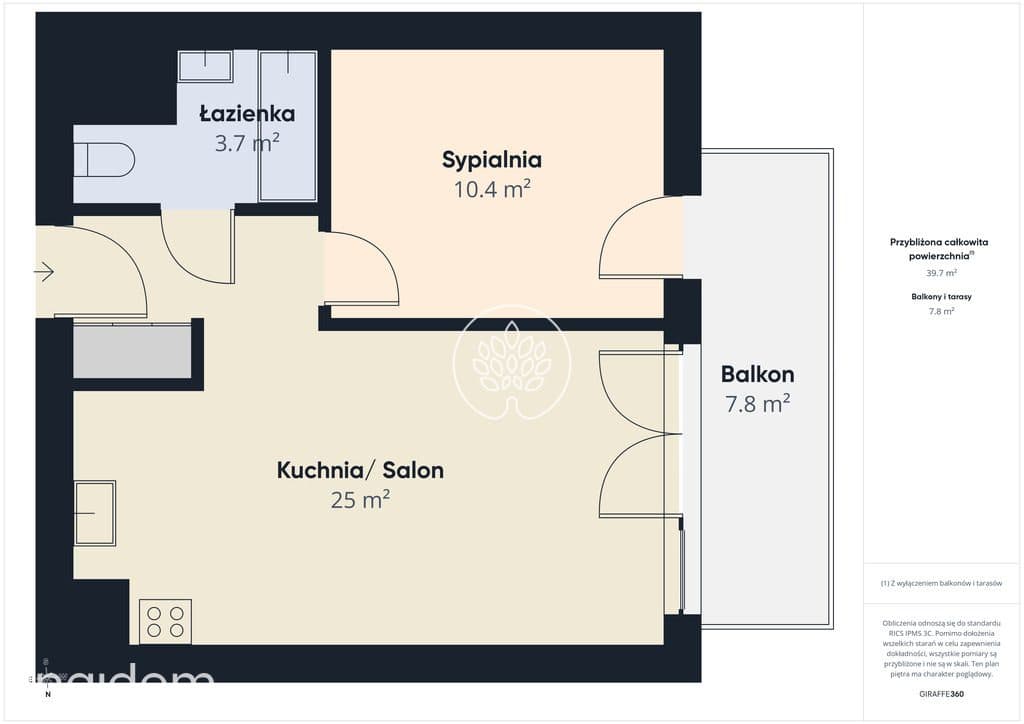 Nowoczesne, słoneczne mieszkanie 40 m² z dużym balkonem | Nowy Fordon - zdjęcie 10