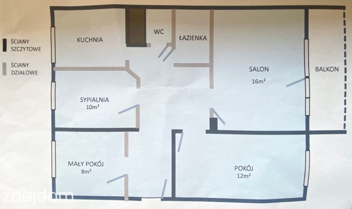 4 pokoje 64 m², Mokotow, loggia, piwnica 8 m² - zdjęcie 13