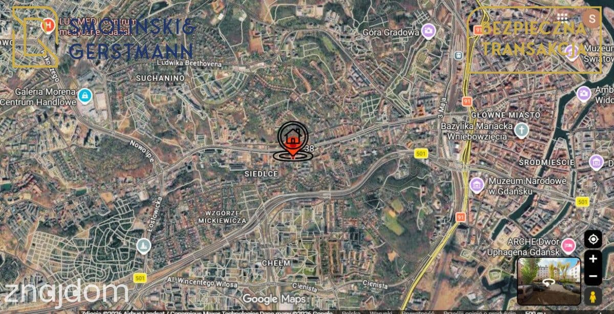 2 pokojowe w dobrej cenie, blisko centrum Gdańska