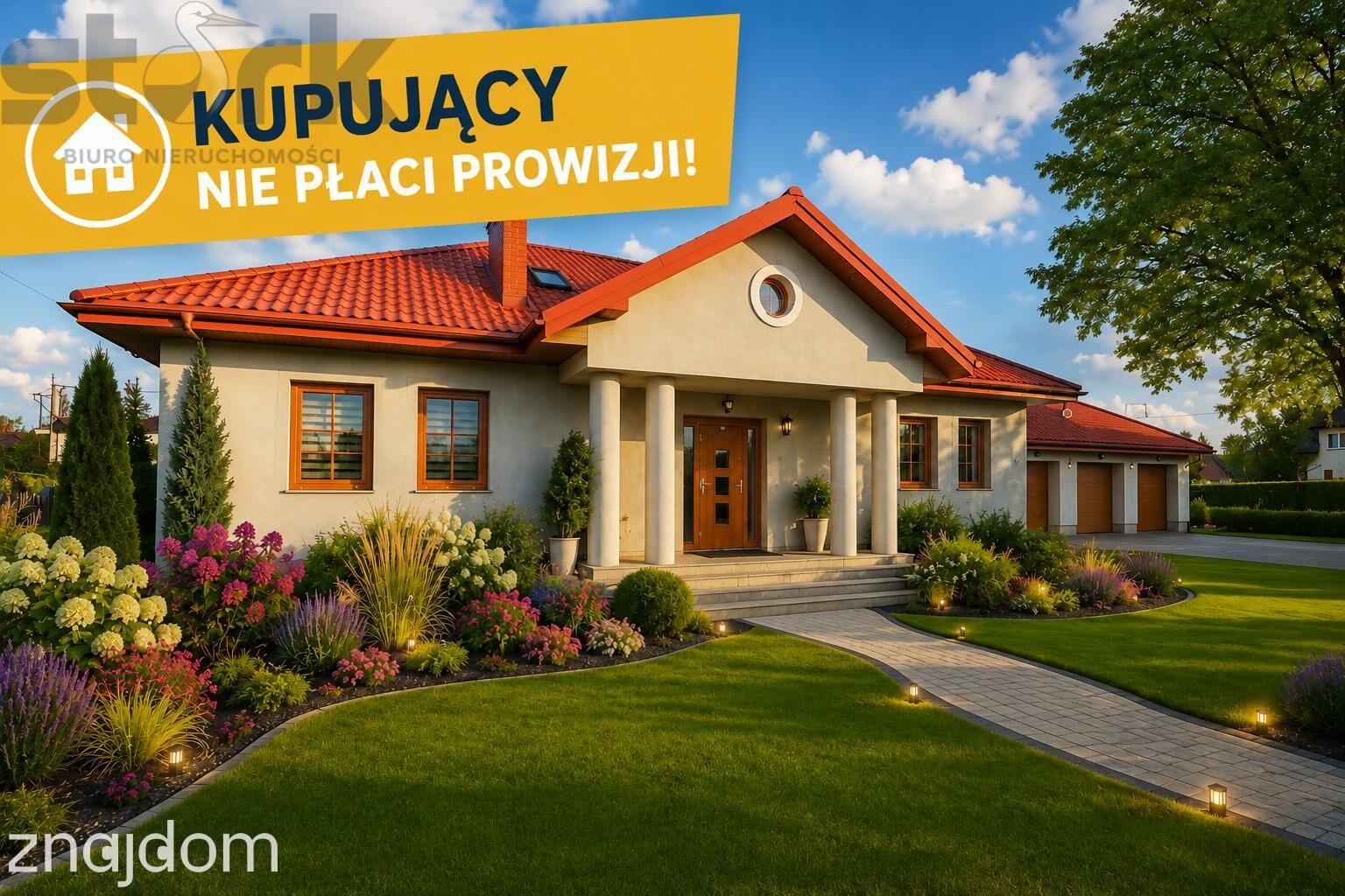 Parterowy dom z 3 sypialniami duża działka Grodzisk Maz - Mościska