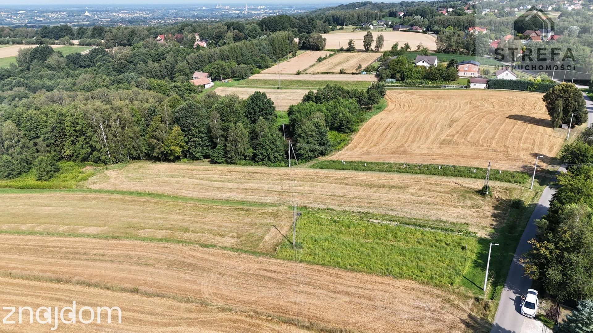 Działka budowlana 15,01 ar – media w działce, bezpośredni wjazd, wysoka prywatność, Poręba Radlna - zdjęcie 3