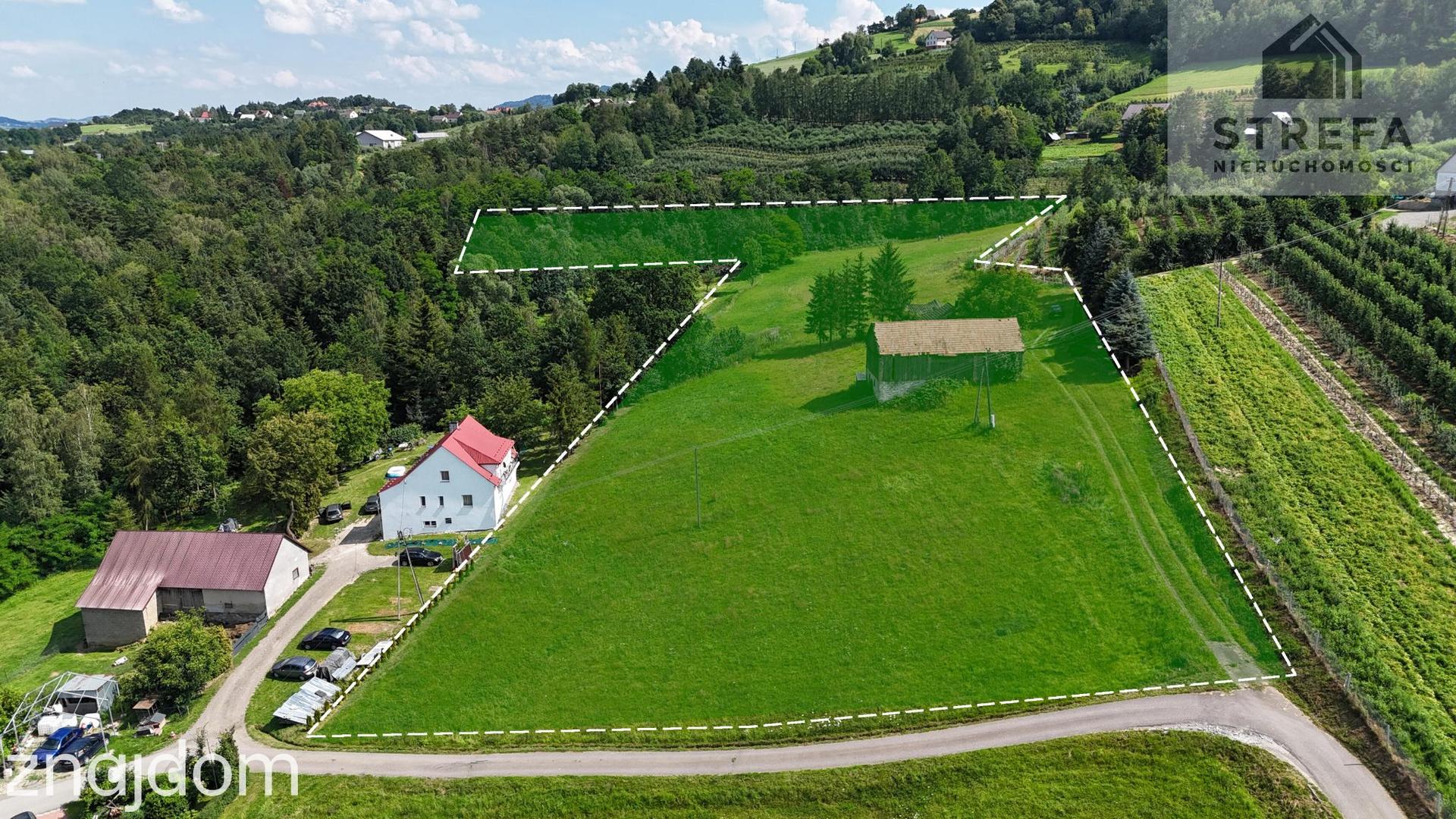Wyjątkowa działka rolna z możliwością zabudowy zagrodowej, -2,2263 ha, Bilsko gmina Łososina Dolna - zdjęcie 2