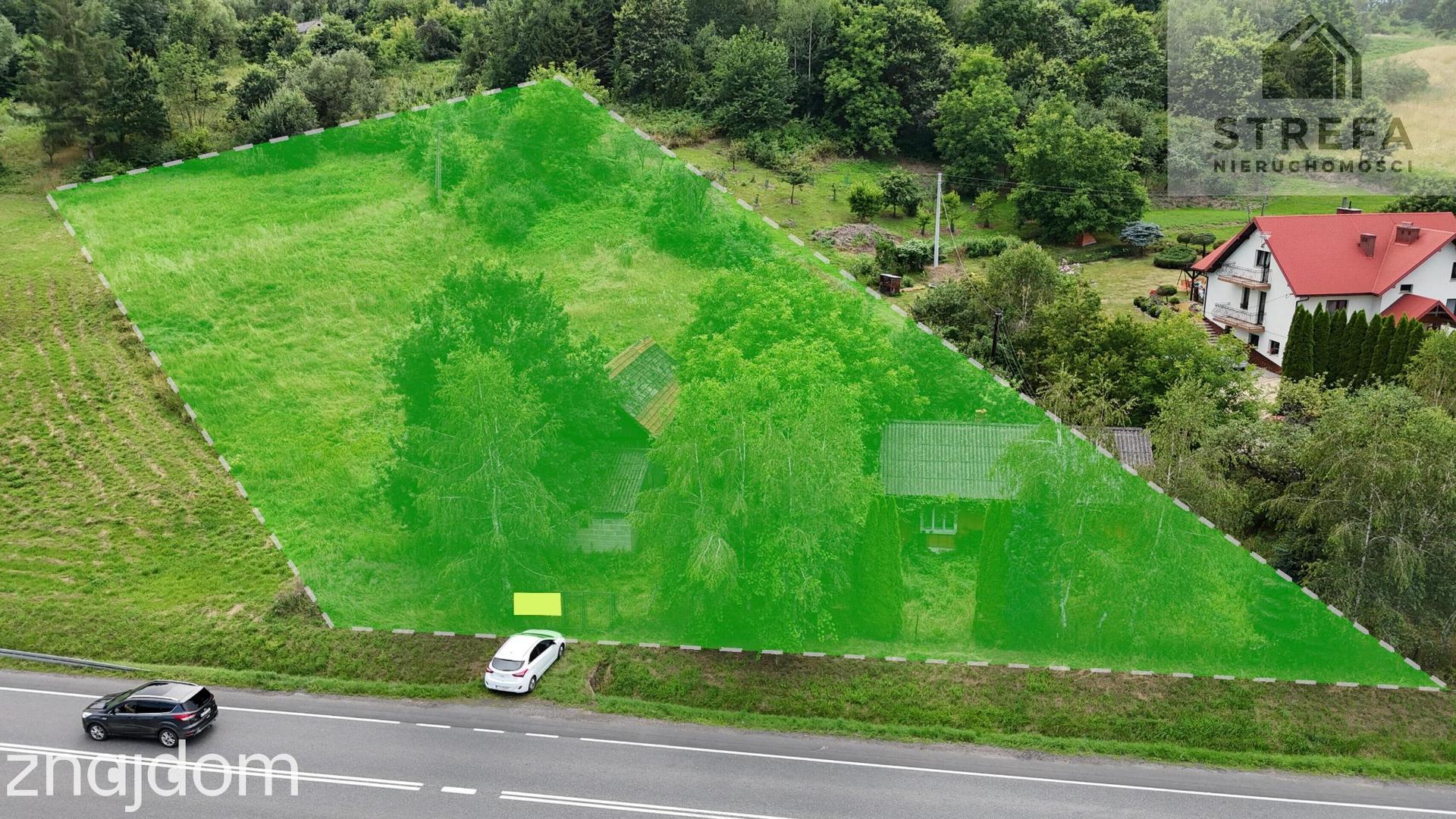 Łososina Dolna – działka z potencjałem 5 773 m² | Malownicza lokalizacja! - zdjęcie 2