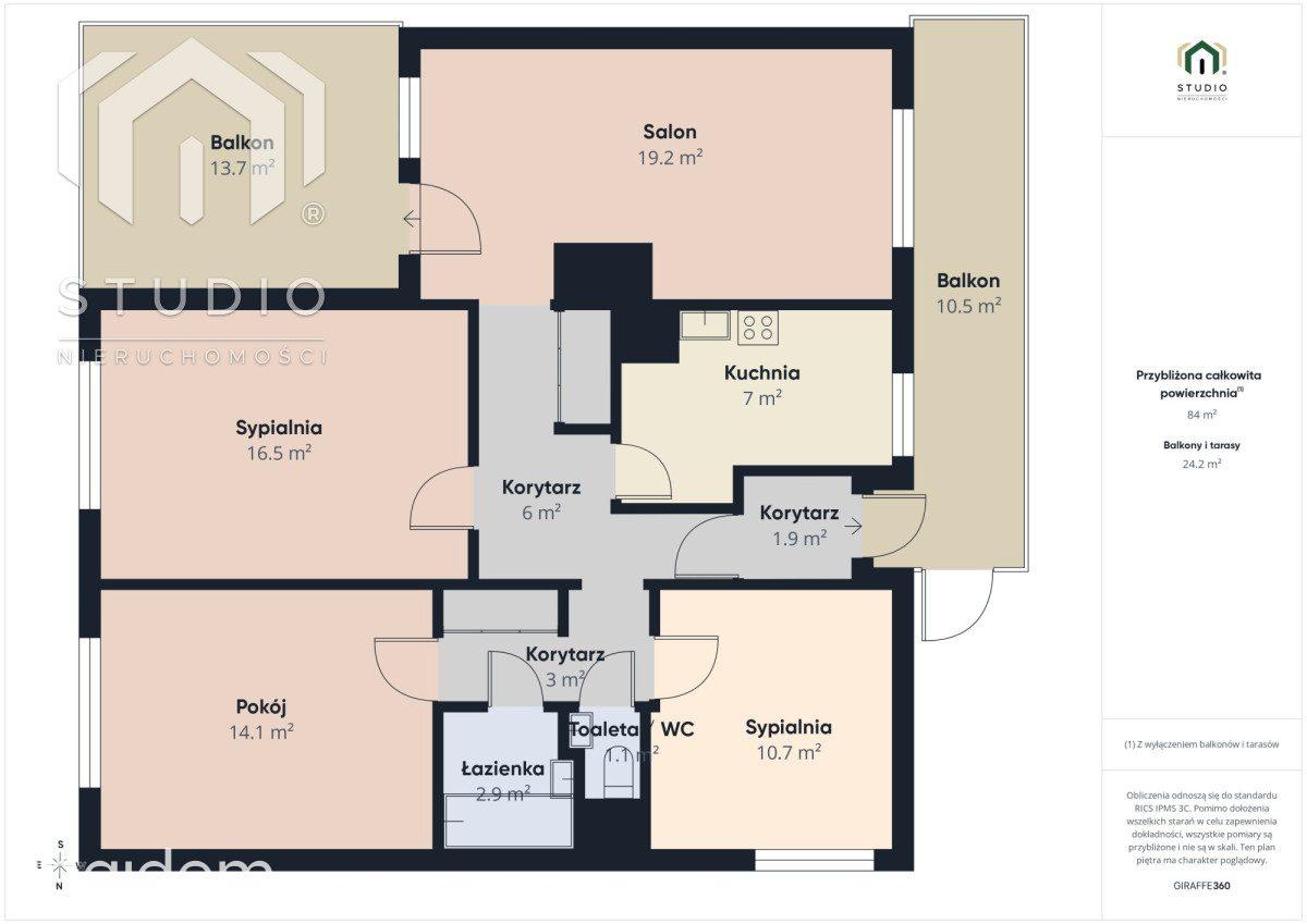 86m²/4 pokoje/Os. Karpackie/jedn. C/widok na góry - zdjęcie 20