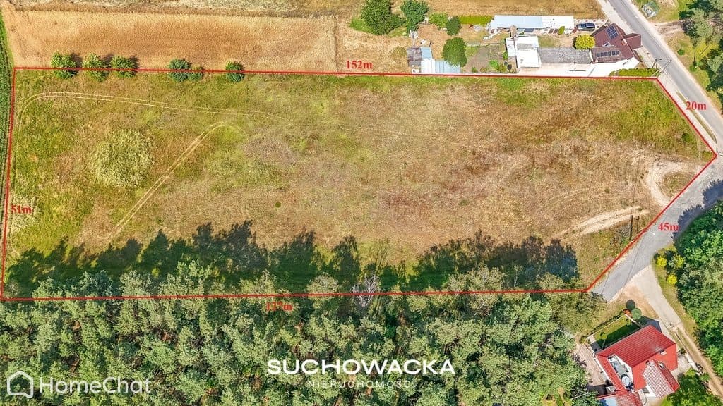 Duża działka 7600 m² | WZ na dom | blisko lasu