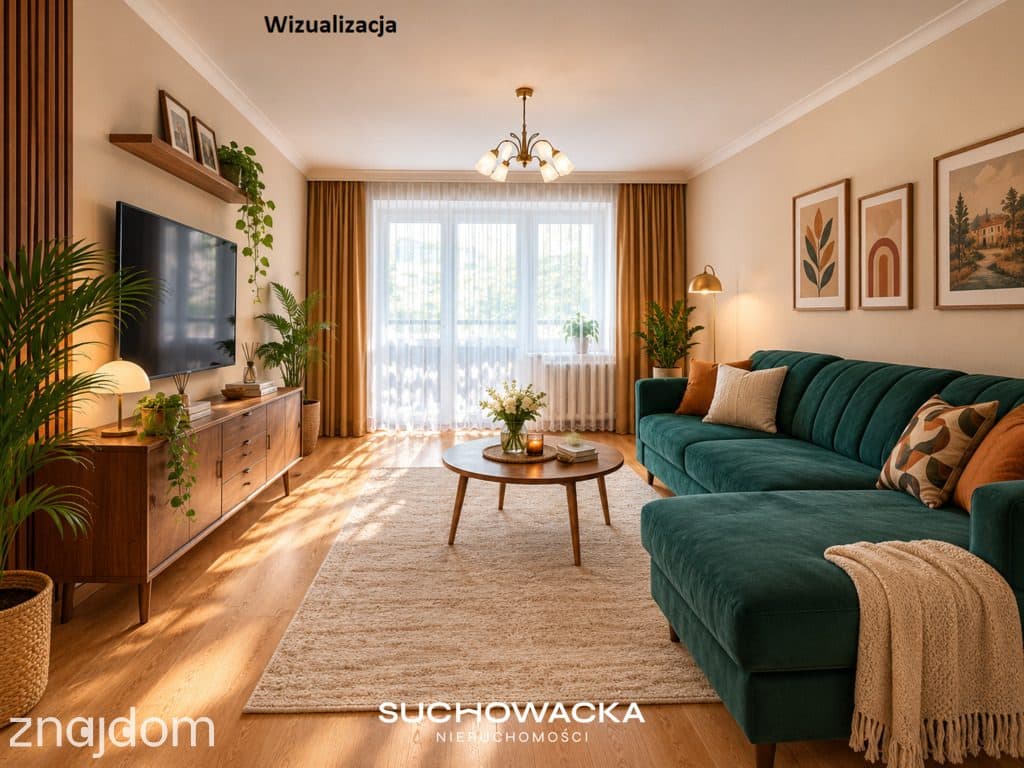 2 pokoje | parter | balkon | komórka | Łęzyca