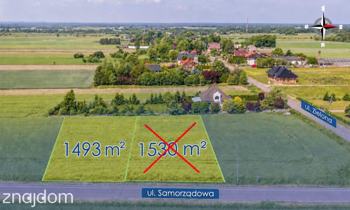 Duża działka w Mykanowie