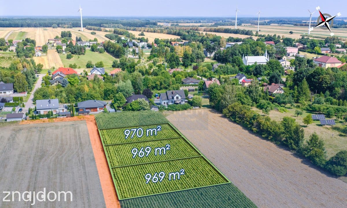 Duża działka w Mykanowie