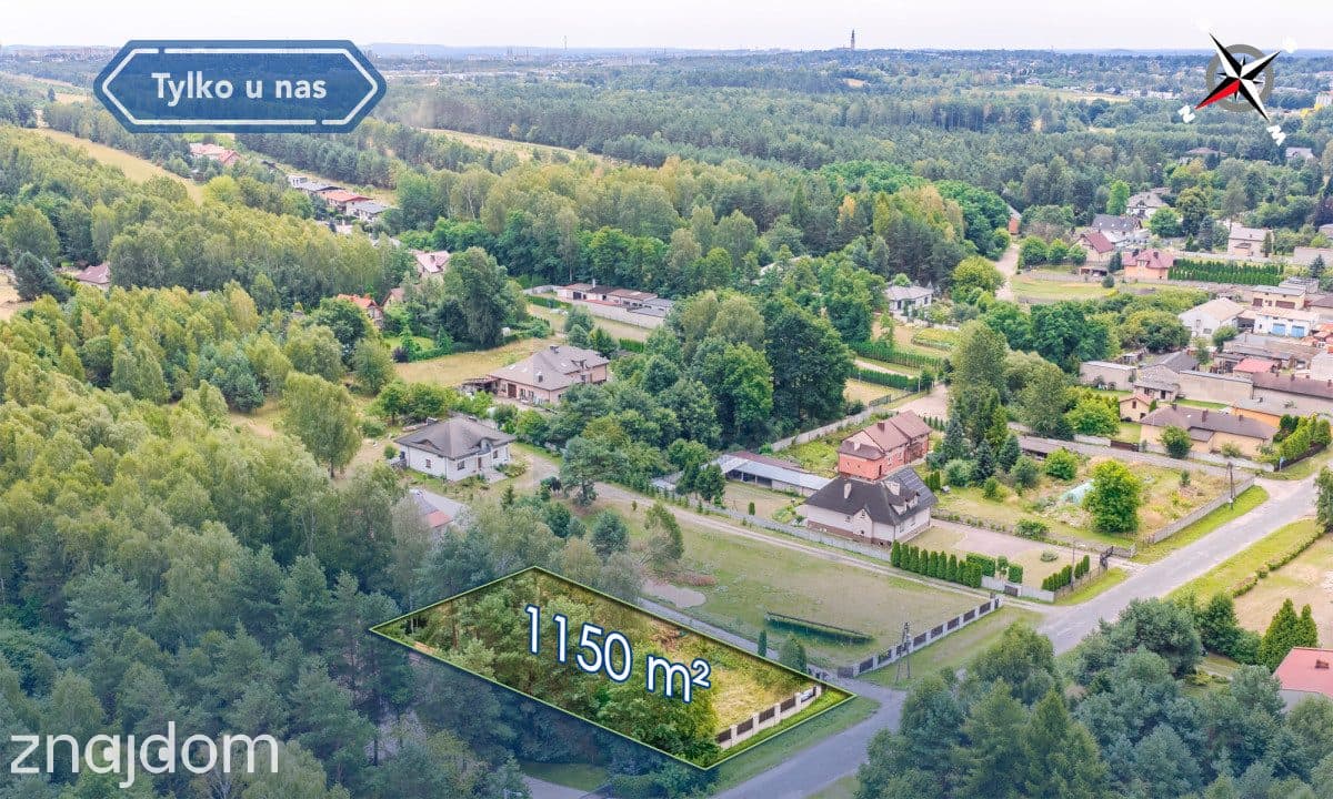 Działka 1150 m² Częstochowa Grabówka – Ikara - zdjęcie 4