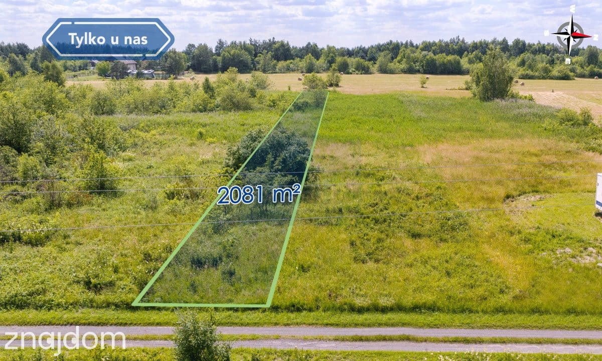 Działka podzabudowe Przybynów gm. Żarki - zdjęcie 2
