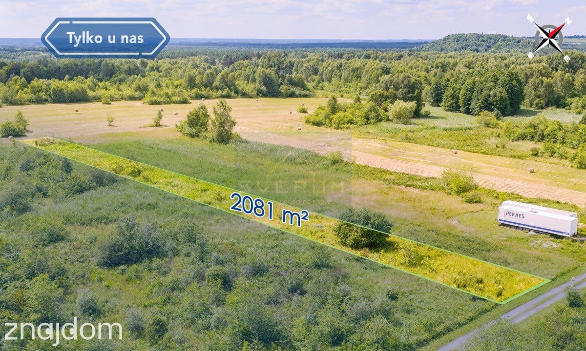 Działka podzabudowe Przybynów gm. Żarki - zdjęcie 3
