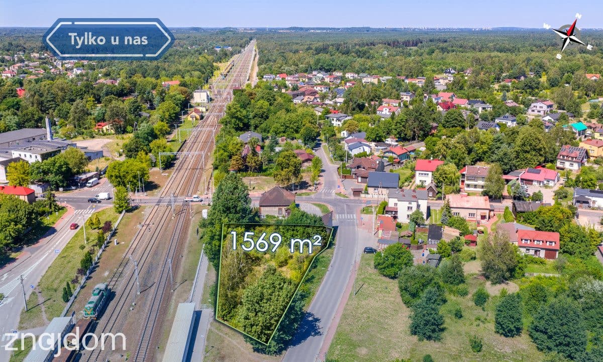 Działka Inwestycyjna centrum Poraja 1 659m2 - zdjęcie 2