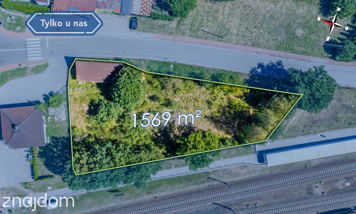 Działka Inwestycyjna centrum Poraja 1 659m2 - zdjęcie 4