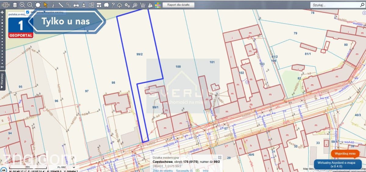 Pod Jasną Górą | Działka 1796 m² - zdjęcie 3