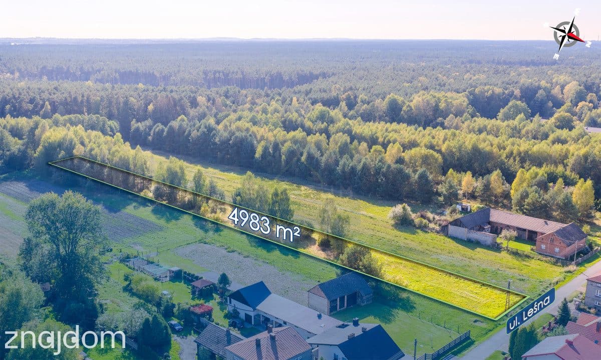 Duża działka Budowlano-rolna Cynków Gm.Koziegłowy
