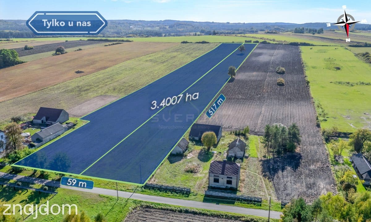 Duża działka Pabianice gm. Janów - zdjęcie 2