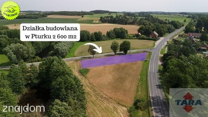 Działka w budowlana w Pturku
