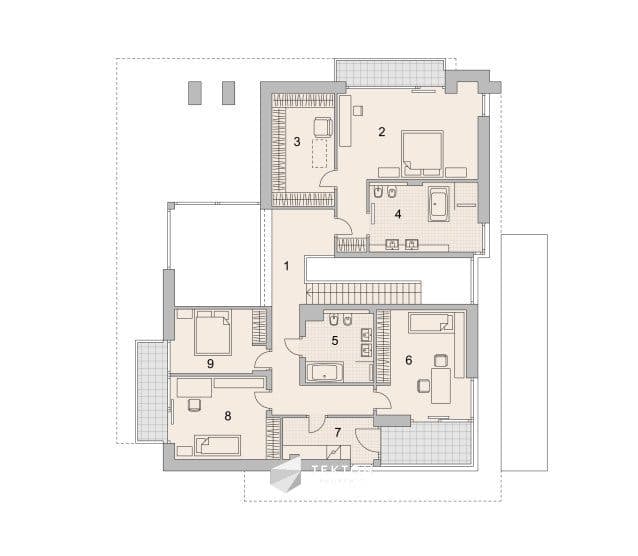 Nowoczesna Rezydencja Premium | 386m2 | LK Projekt - zdjęcie 20