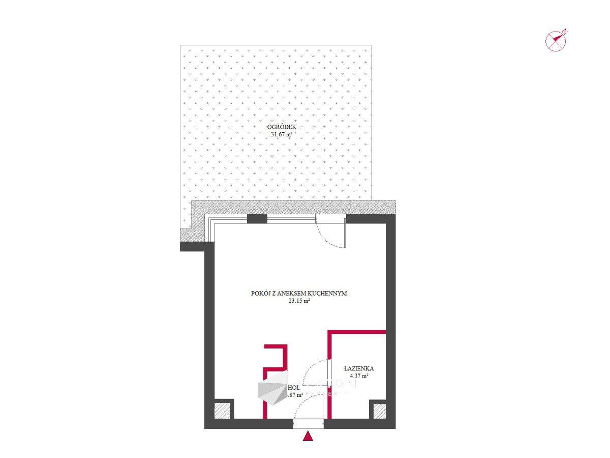 Nowe z ogródkiem 32m²! Stan deweloperski - zdjęcie 14