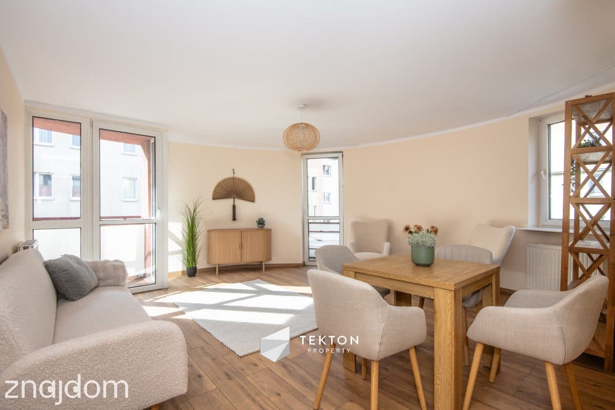 3 pokoje po remoncie z balkonem| 62,40 m² | Poznań
