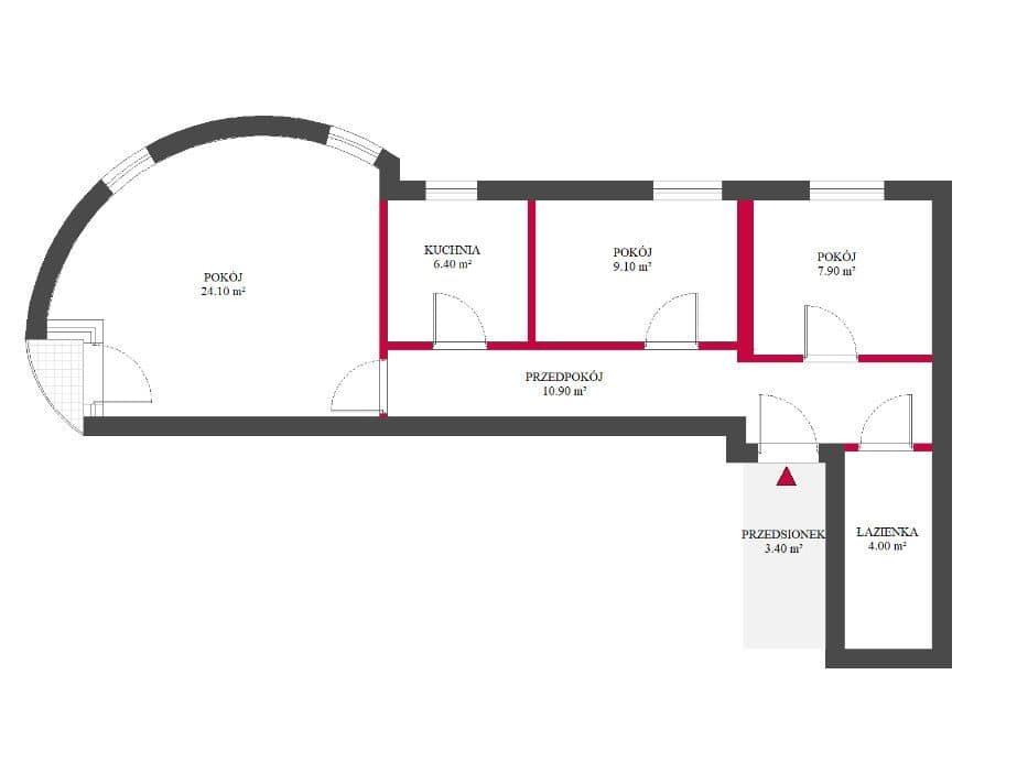 3 pokoje po remoncie z balkonem| 62,40 m² | Poznań - zdjęcie 20
