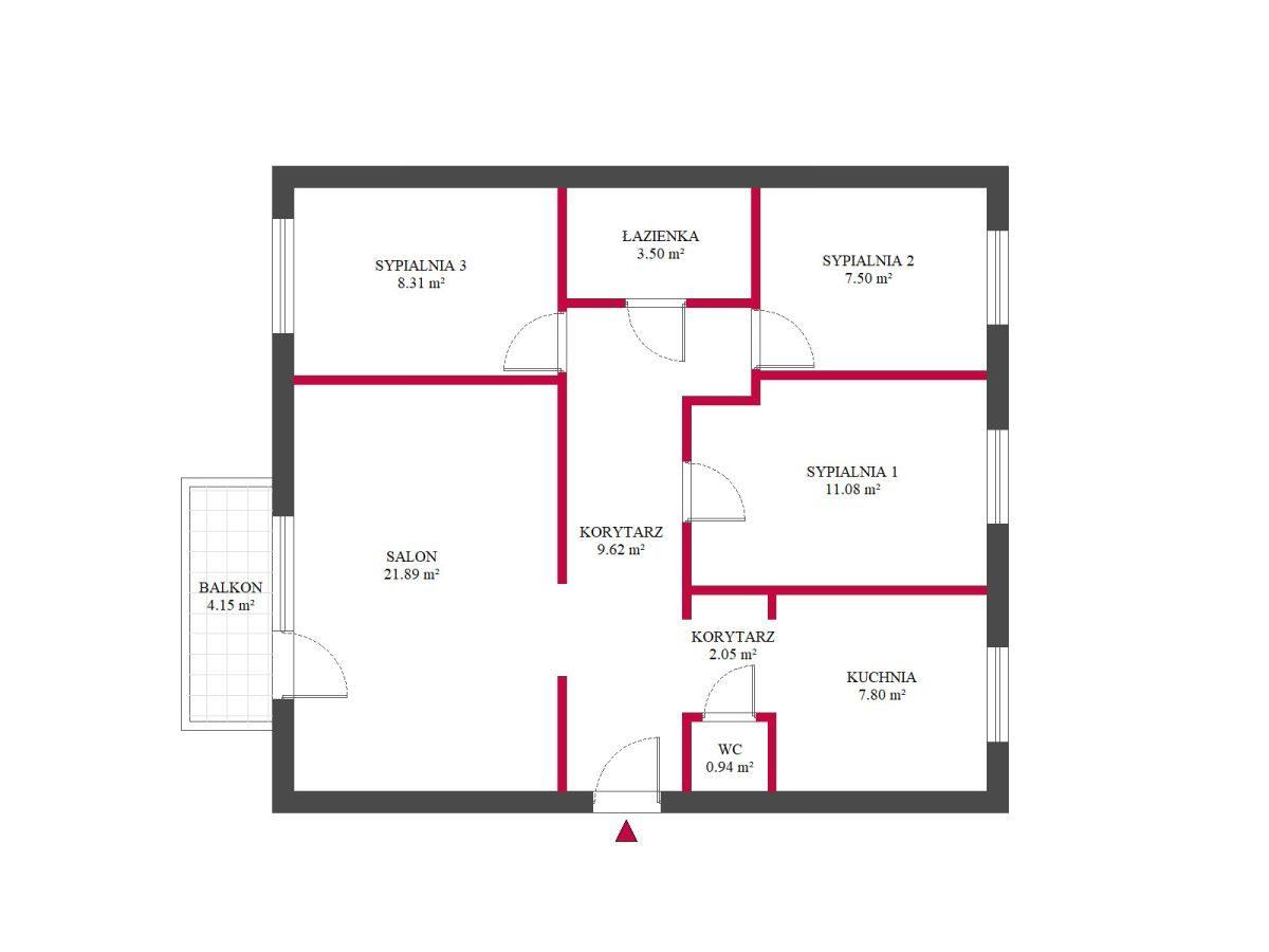 M5-72,80m2/zielona okolica/Widzew/2-gie piętro