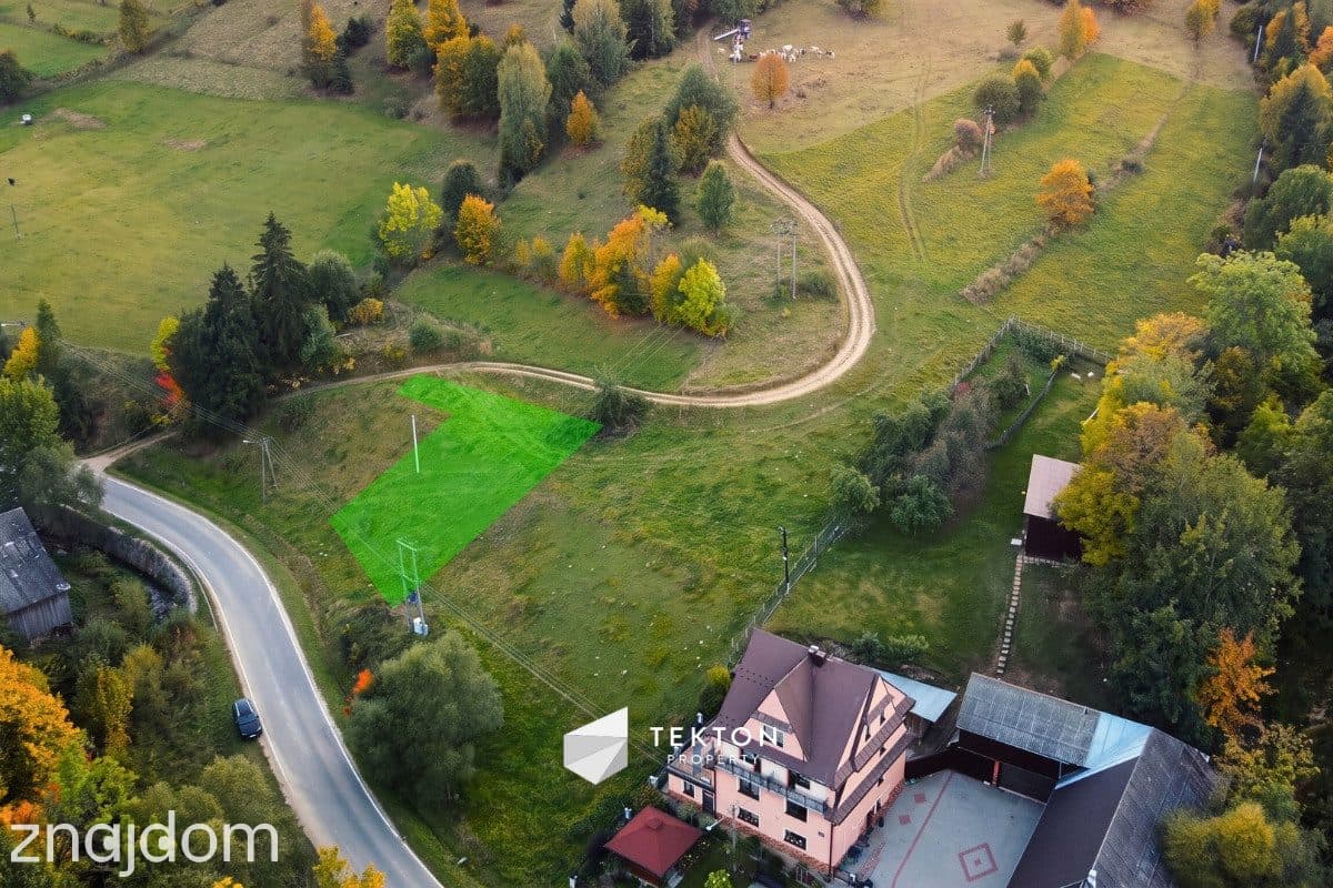 Łapszanka 779 m² budowlana przy drodze - zdjęcie 2