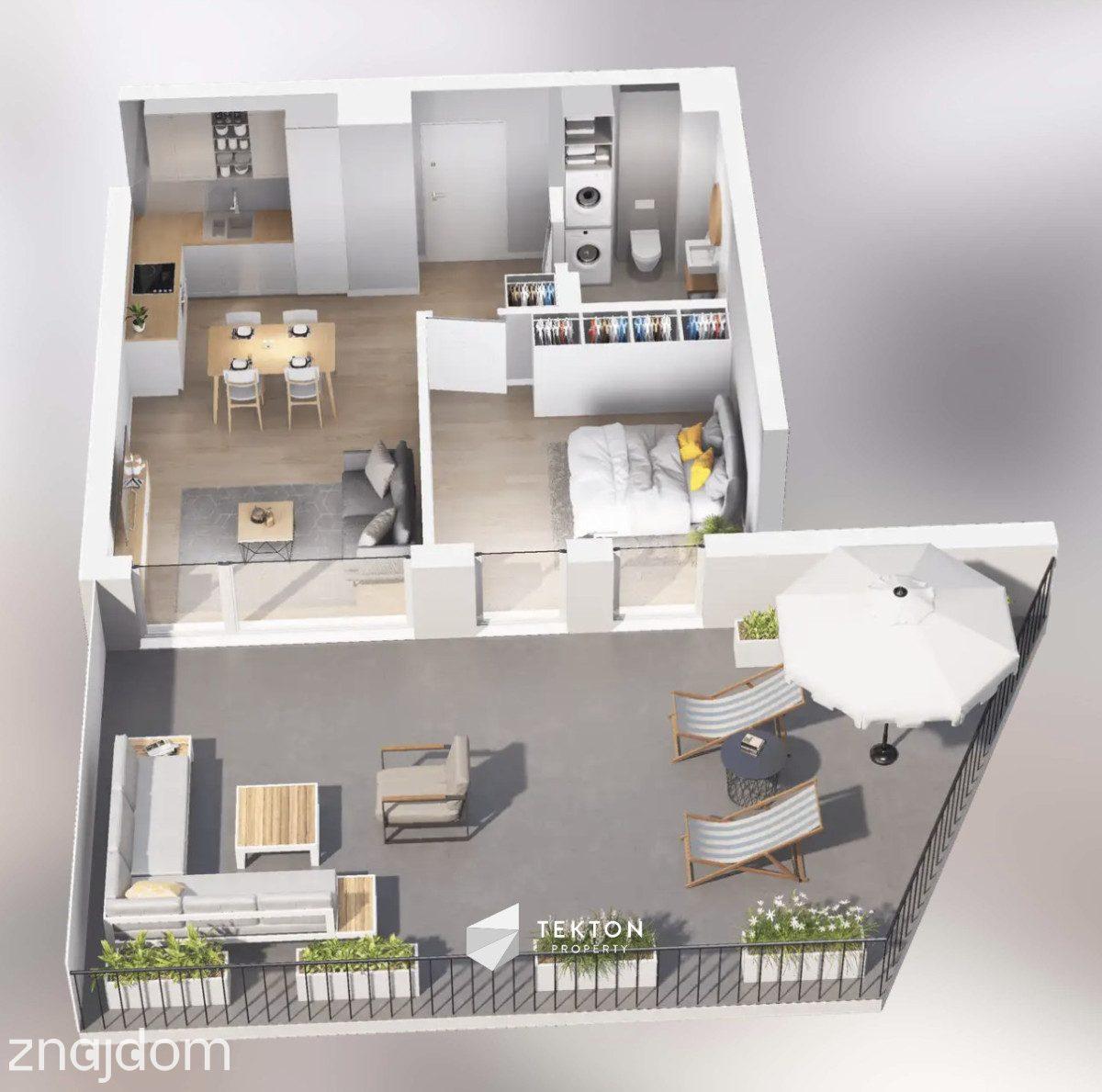 2 pokoje | Taras 46 m²| Europejska 15 - zdjęcie 5