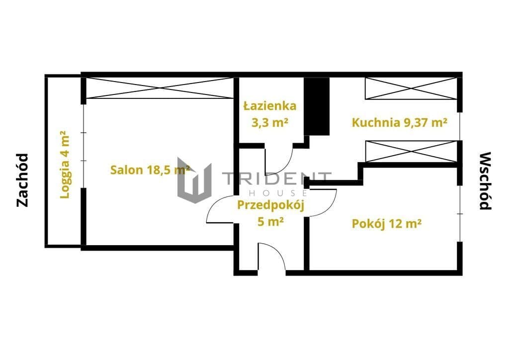 2-pokojowe mieszkanie na parterze 48,17 m² - zdjęcie 8