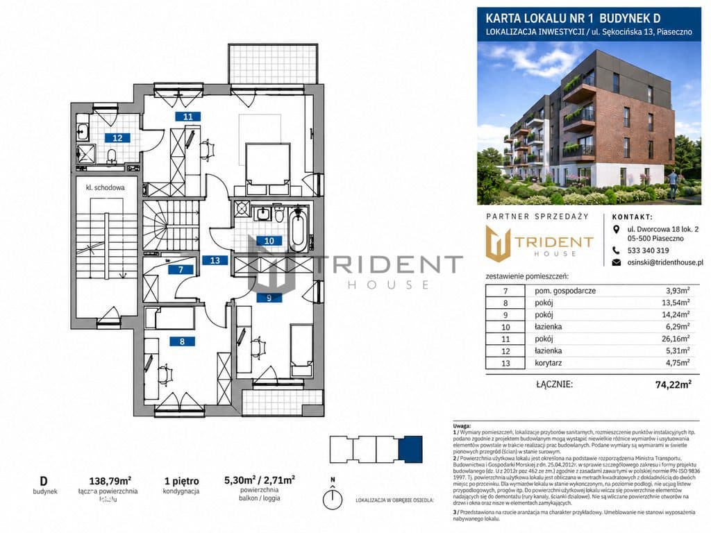 Villa Piaseczno 138,79 m² 6 pokoi - ogród 194,9 m²! - zdjęcie 6