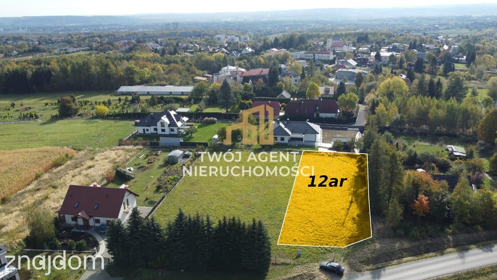 Atrakcyjna działka budowlana o powierzchni 12 ar ul. Słoneczny Stok
