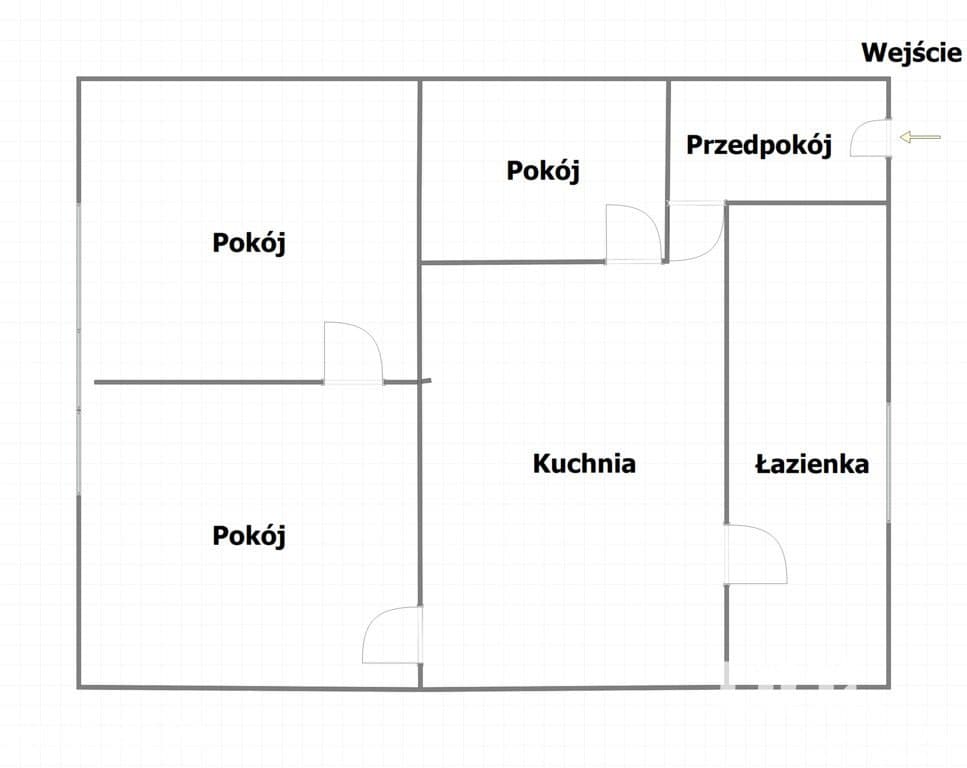 Mieszkanie z potencjałem | 49,63 m² | 3 pokoje - zdjęcie 20