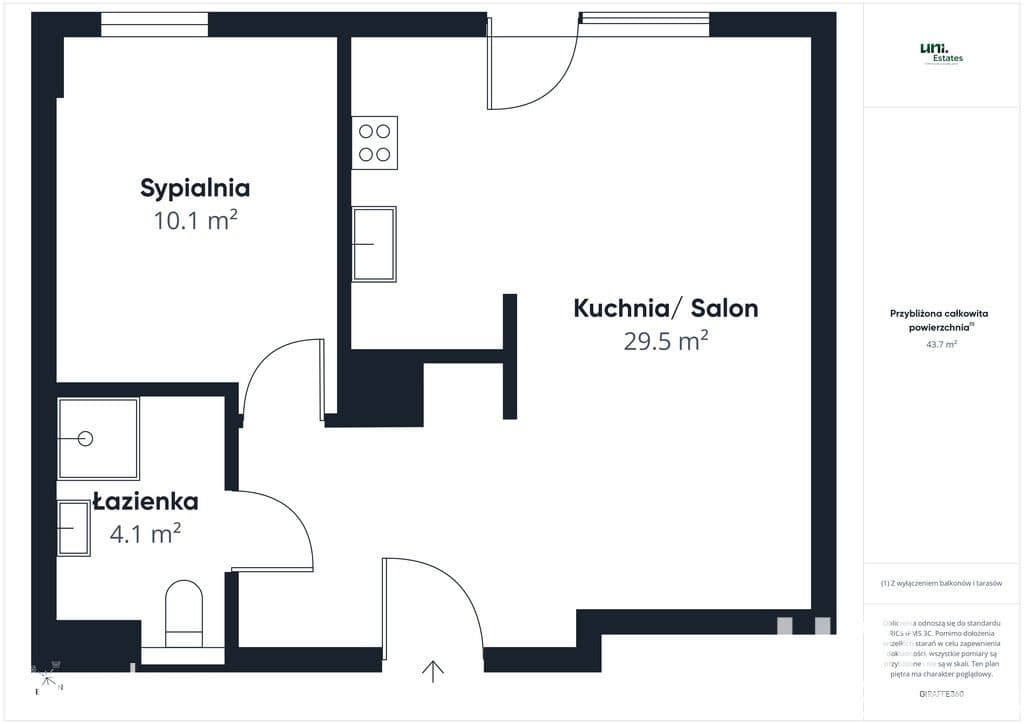 2 Pokoje | Bemowo | Balkon | Klimatyzacja | Garaż - zdjęcie 2