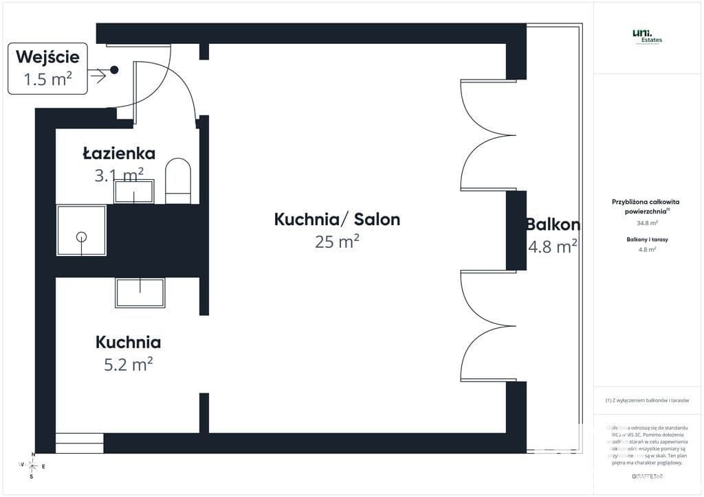Kawalerka obok Szpitala/Ochojec/balkon/inwestycja - zdjęcie 18