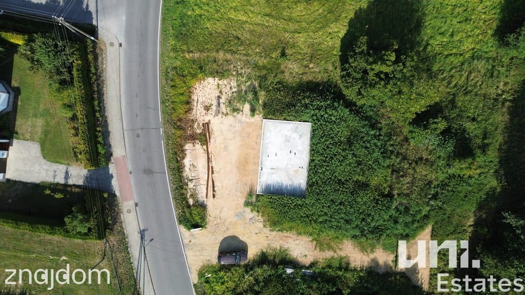 Działka z pozwoleniem | gotowy fundament 8x12m - zdjęcie 2