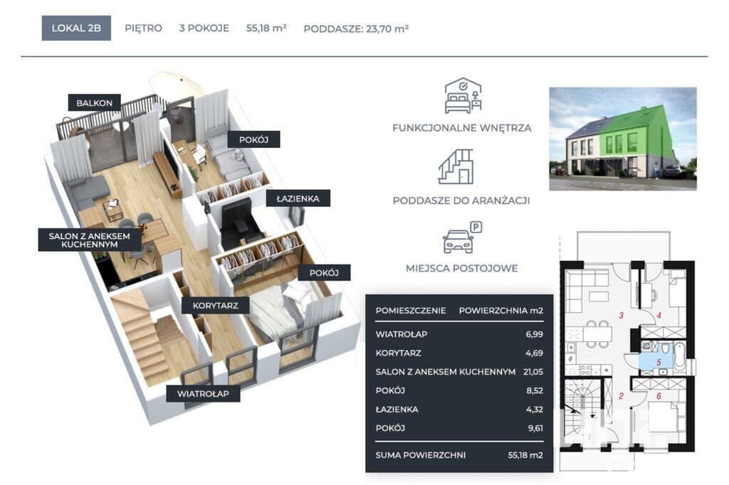 3 POKOJE | APARTAMENTY | MOKRZYSKA - zdjęcie 11