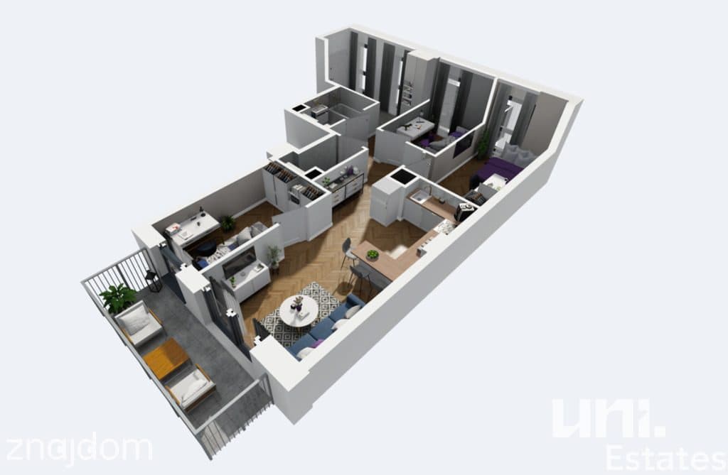 URSUS I 4 POKOJE I 59,72 m2 I 0% PROWIZJI I - zdjęcie 4