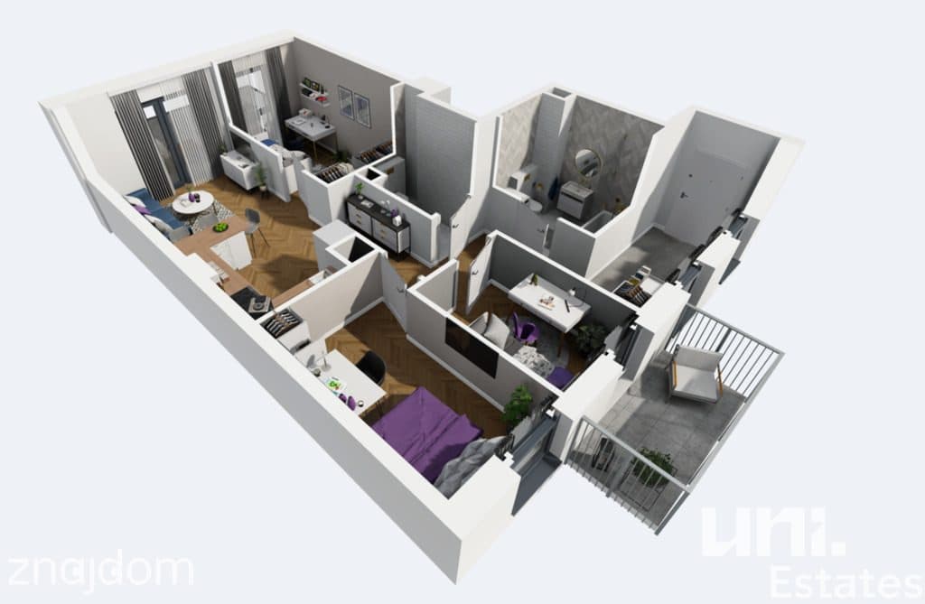 URSUS I 4 POKOJE I 59,72 m2 I 0% PROWIZJI I - zdjęcie 5