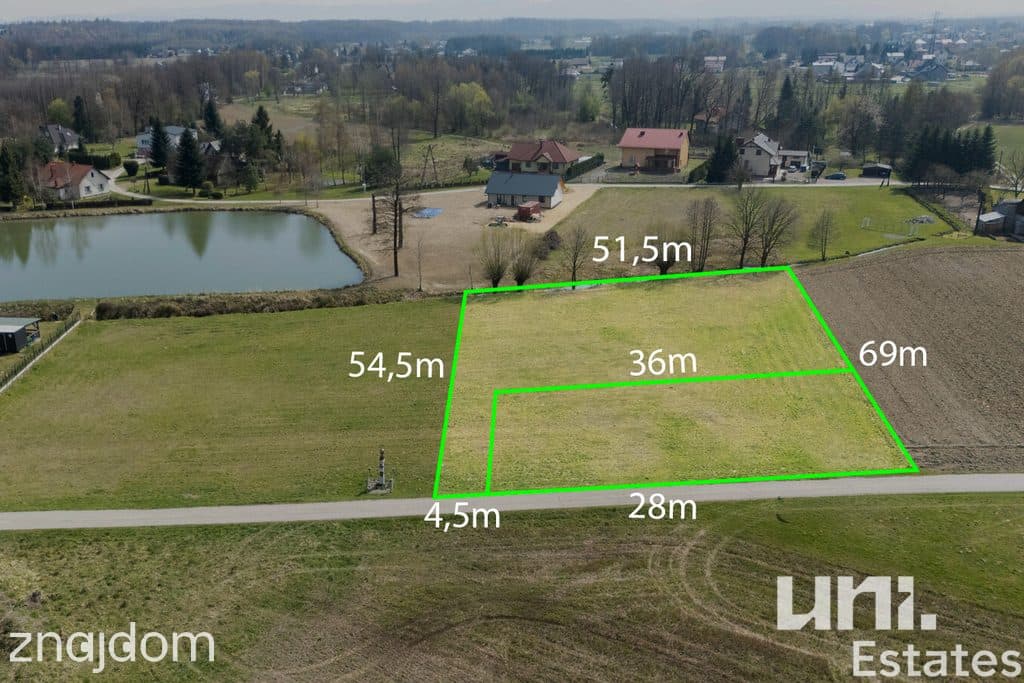 Nowa Wieś -Działka Budowalna z Mediami 1474 m2 - zdjęcie 2