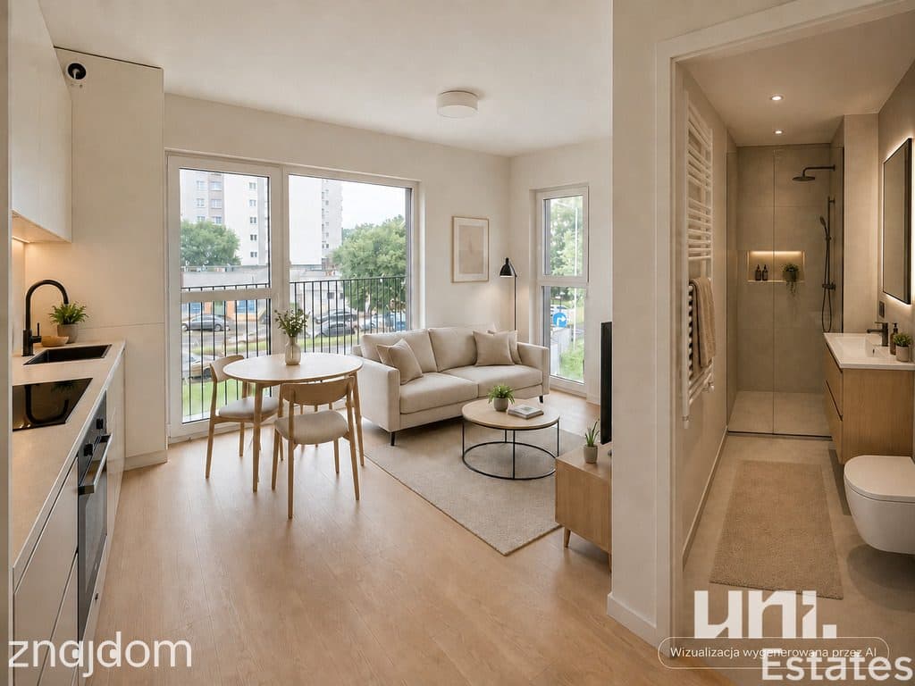 KATOWICE | 45,1 m2 | 3 POKOJE | BALKON