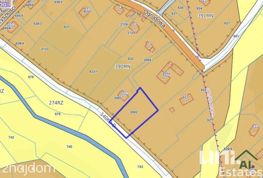 Działka budowlana 1860 m2 | Alwernia | Zielono - zdjęcie 5
