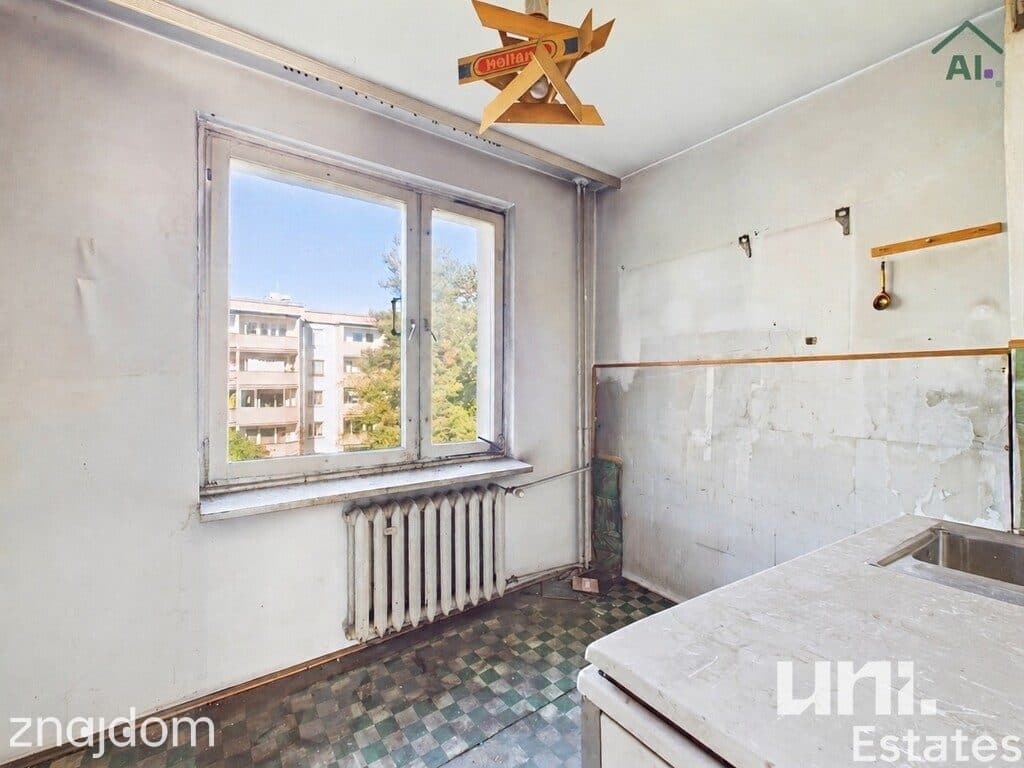 Mieszkanie do remontu | 2 pokoje | balkon | słoneczne | piwnica - zdjęcie 4