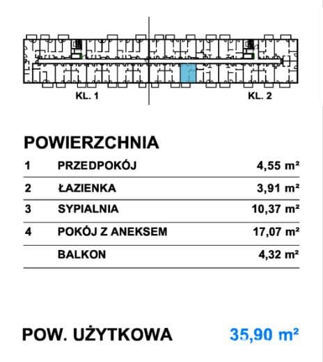 2 POKOJE I 35,90 m2 I 0 PROWIZJI I Q4 2026 - zdjęcie 8