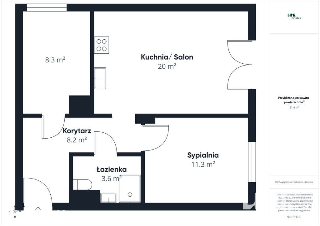 3 pokoje | Banacha | Świetna komunikacja | Garaż w cenie - zdjęcie 19