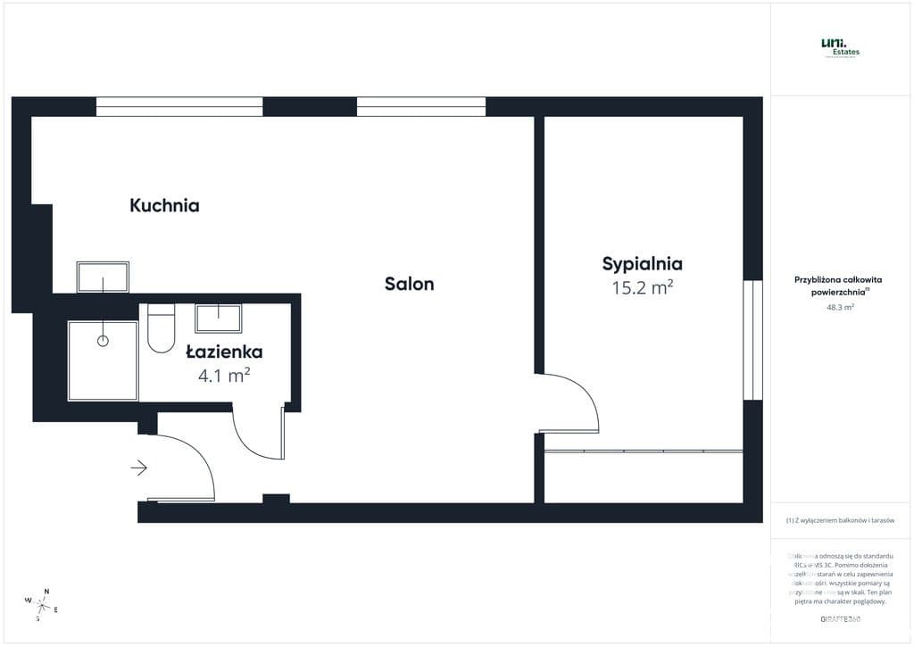 2 POKOJE | 48,28 M² | 1. PIĘTRO | GOTOWE DO ZAMIESZKANIA | ZABRZE - zdjęcie 19