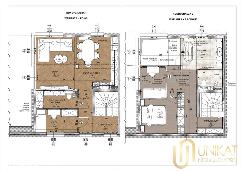 105m² możliwości | nowoczesny apartament z tarasem - zdjęcie 19