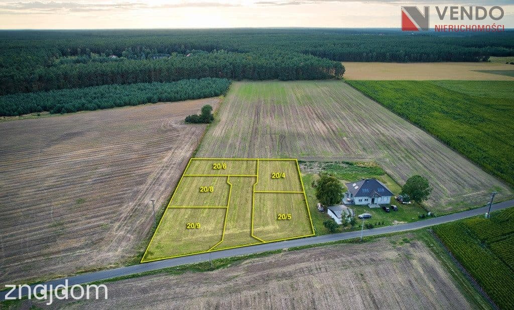 Turostówko - Działki z WZ - pow od 795 do 863 m²